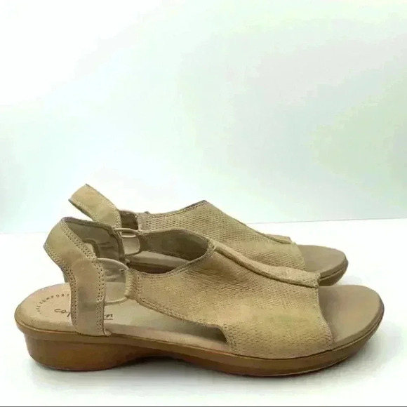 Clarks collection sandals size 8 39 tan suede - Picture 12 of 12